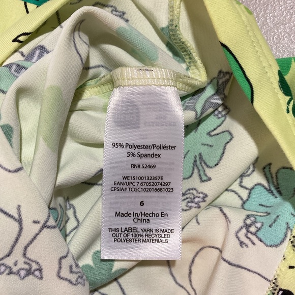 Wonder Nation, Boys PJ Set, Dinosaur, St. Patricks day 4 leaf clover, size 6 - Picture 8 of 13